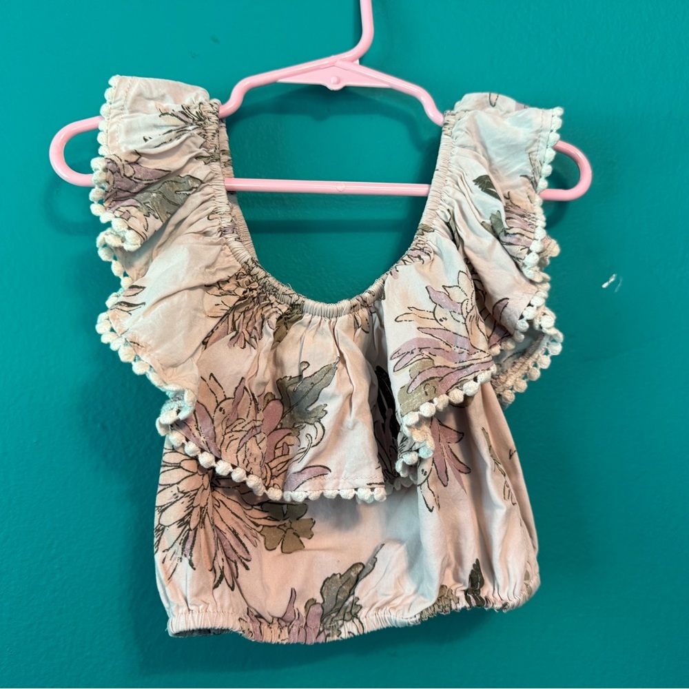 Mia Joy Floral Crop Top